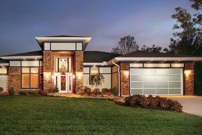 Avante® Aluminum Glass garage door by Clopay