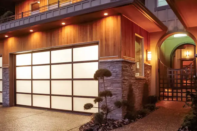 Avante® Aluminum Glass garage door by Clopay