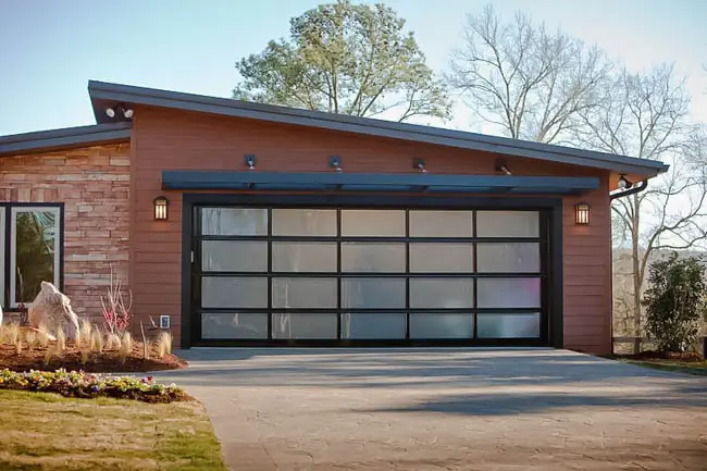 Avante® Aluminum Glass garage door by Clopay