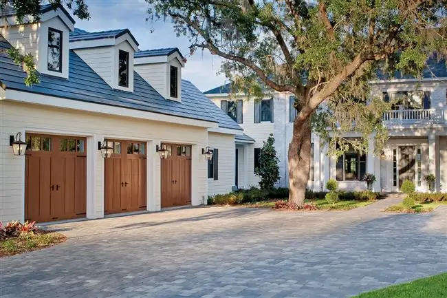 Canyon Ridge - Steel Insulated with Composite & Wood Overlays garage door by Clopay