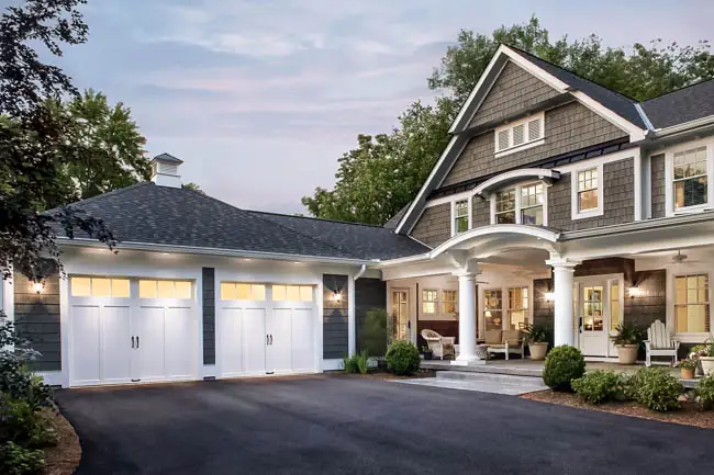 Coachman Collection - Steel Insulated with Composite Overlay garage door by Clopay