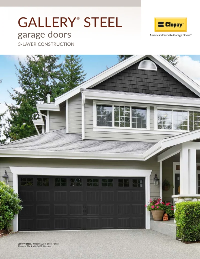 Gallery Steel, 3-layer brochure cover