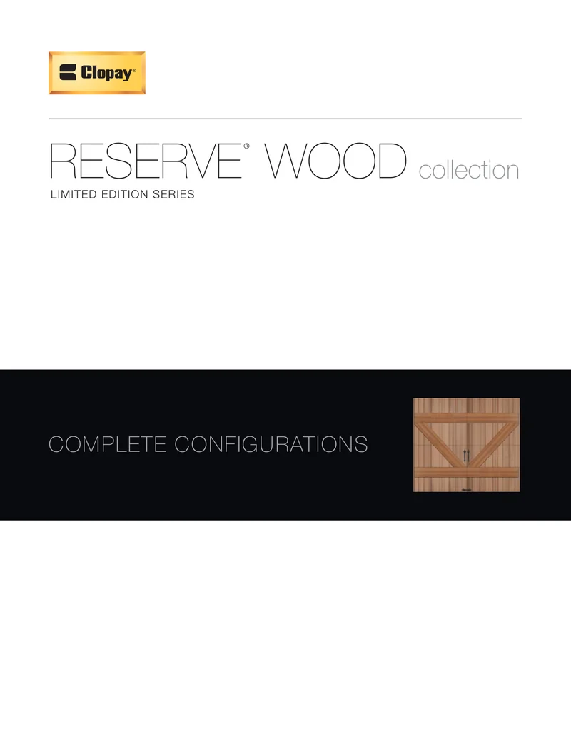 Reserve Semi-Custom spec brochure cover